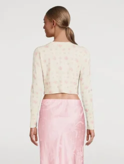 Adeanne Wool Sweater In Floral Print