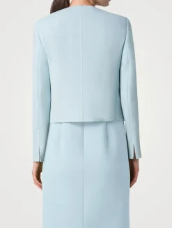 Adriana Wool Crêpe Double-Face Jacket
