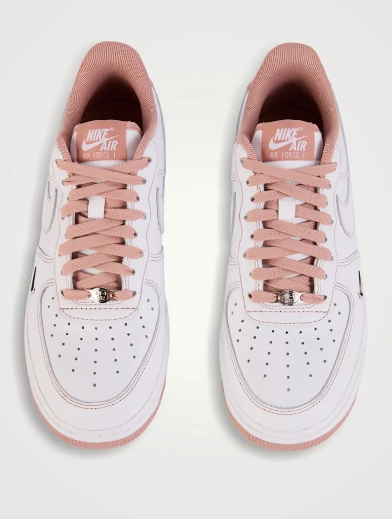 Air Force 1 '07 Mini Jewel Leather Sneakers