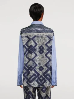 ALOTHO Shirt In Stripe Print