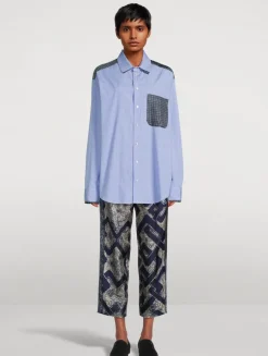 ALOTHO Shirt In Stripe Print