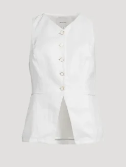 Aspen Linen Vest