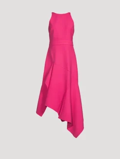 Asymmetric Midi Dress