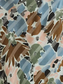 Avenel Silk Midi Dress In Floral Print