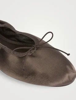 Awar Satin Ballet Flats