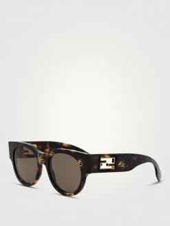 Baguette Round Sunglasses