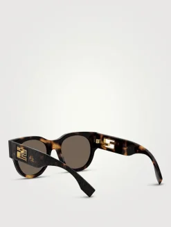 Baguette Round Sunglasses