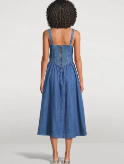 Balia Corset Midi Dress