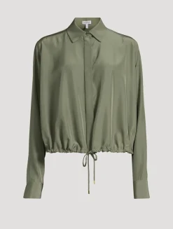 Balloon Silk Shirt