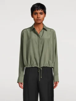 Balloon Silk Shirt