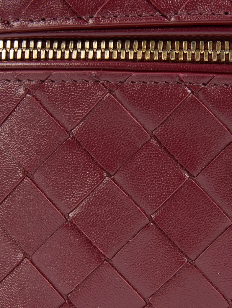 Bang Bang Intrecciato Leather Vanity Case