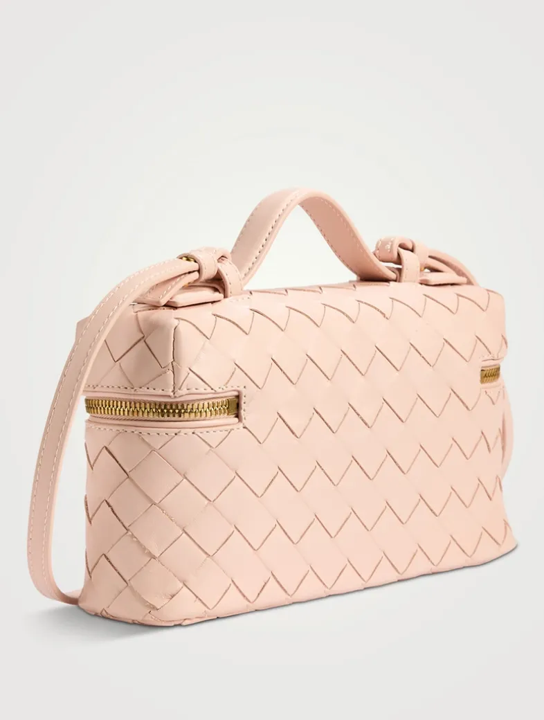 Bang Bang Intrecciato Leather Vanity Case