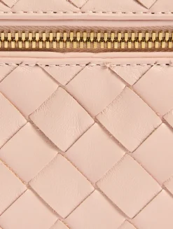 Bang Bang Intrecciato Leather Vanity Case