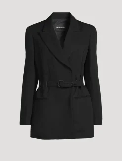 Belted Blazer
