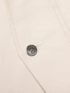 Belted Cotton Twill Trench Coat