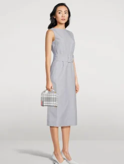 Belted Sheath Dress