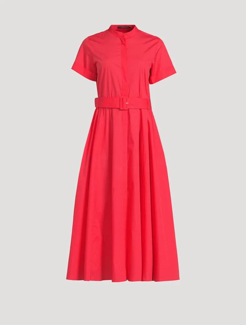 Belted Shirt Dress