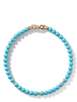 Bijoux Spiritual Beads Bracelet With Black Onyx And 14k Yellow Gold