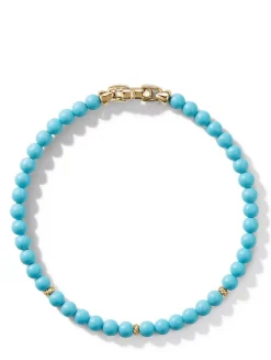 Bijoux Spiritual Beads Bracelet With Pearls And 14k Yellow Gold