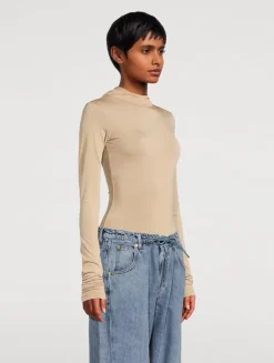 Billie Slim-Fit Long Sleeve Hooded Top
