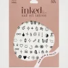 Black & White Nail Art Tattoos