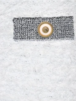 Bouclé Fringe Mini Skirt
