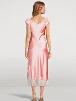 Brinkley Satin Midi Dress
