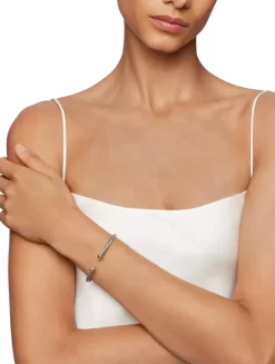 Cable Classics Bracelet In Sterling Silver With Morganite And 18k Rose Gold