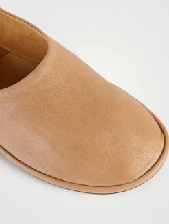 Canal Leather Flats