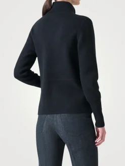 Cashmere Double-Face Pique Cardigan