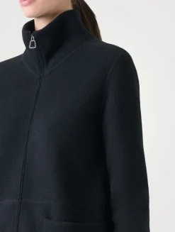 Cashmere Double-Face Pique Cardigan