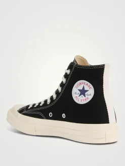 CDG PLAY x Converse Chuck 70 High-Top Sneakers