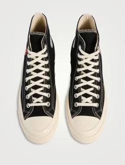 CDG PLAY x Converse Chuck 70 High-Top Sneakers