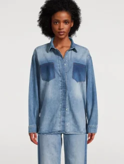 Charlotte Oversized Denim Shirt