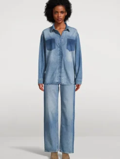 Charlotte Oversized Denim Shirt