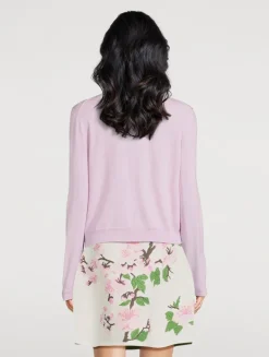 Cherry Blossom Threadwork Cardigan
