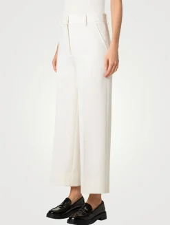 Chiaro Straight-Leg Wool Trousers
