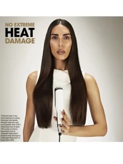 Chronos Max Wide-Plate Hair Straightener - White