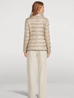 Claudia Faux Fur-Trimmed Down Jacket