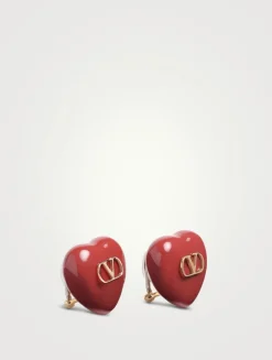 Coeur Royal Clip-On Earrings