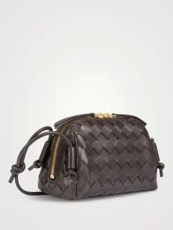 Concert Intrecciato Leather Crossbody Bag