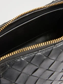 Concert Intrecciato Leather Crossbody Bag