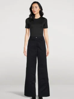 Cotton Gabardine Trousers