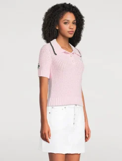 Cotton Mouliné Polo Shirt