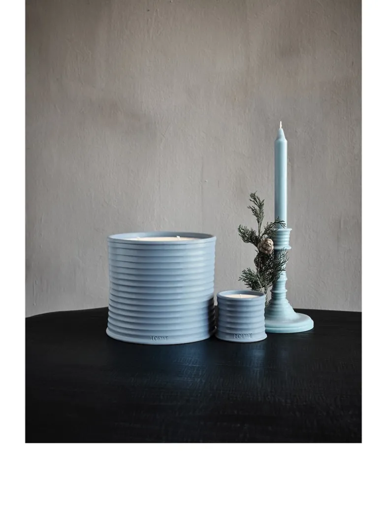 Cypress Balls Wax Candleholder
