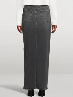 Denim Maxi Skirt