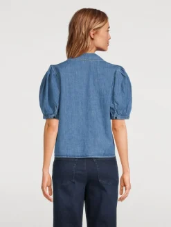Denim Sailor Blouse