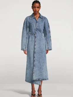 Denim Trench Coat
