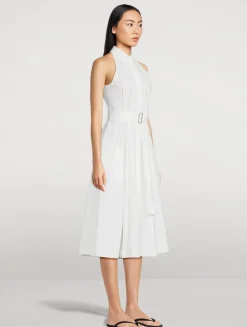 Dorothy Belted Poplin Dress