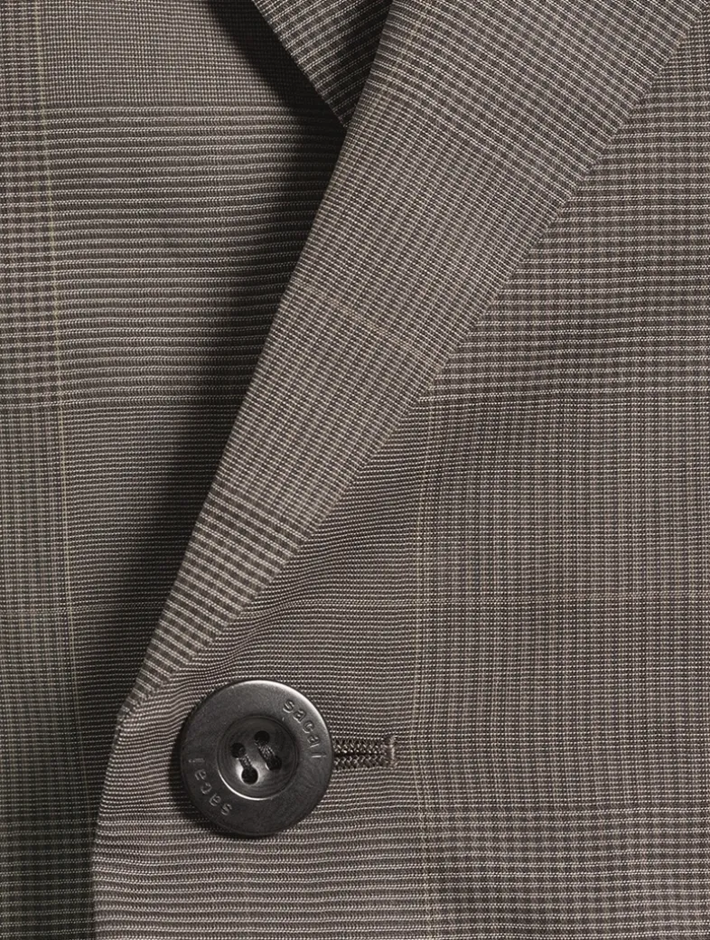 Double-Breasted Vest With Pleated Back